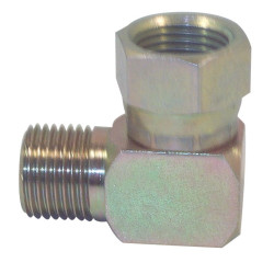 3/8 x 3/8 BSP M/F 90 COMP ELBOW